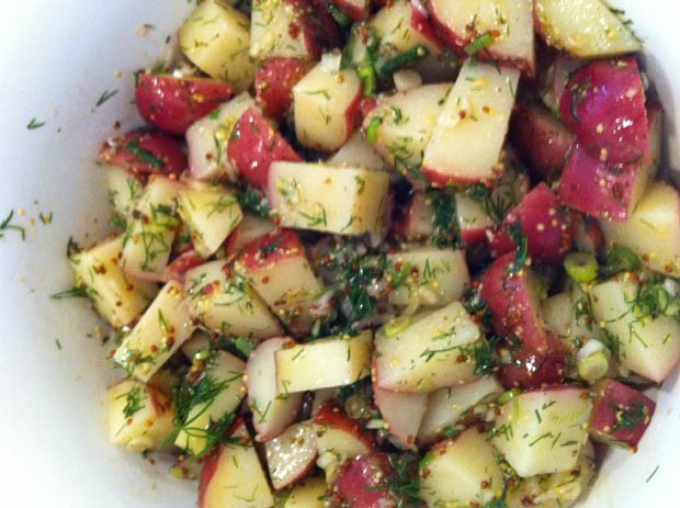 red potatoe salad